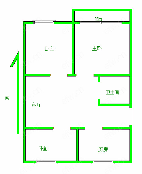 留芳声巷 3室一厅，精装修，采光好，房东诚心出售。
