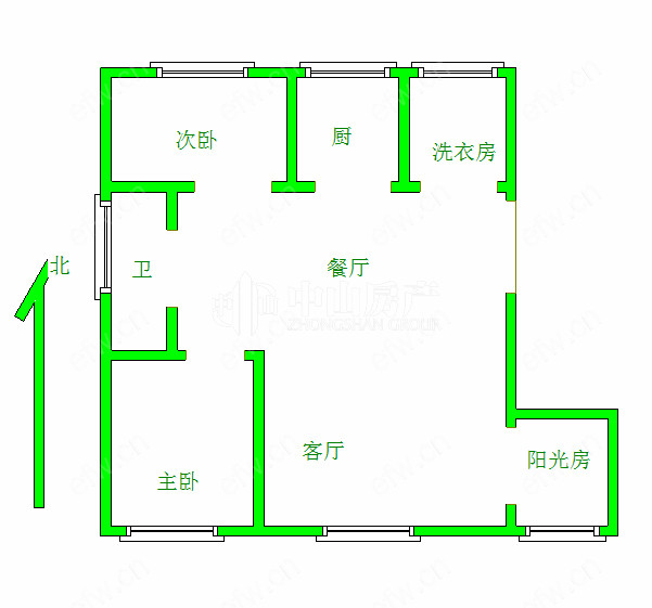 融创理想城市花园(亚美利加) 2室2厅