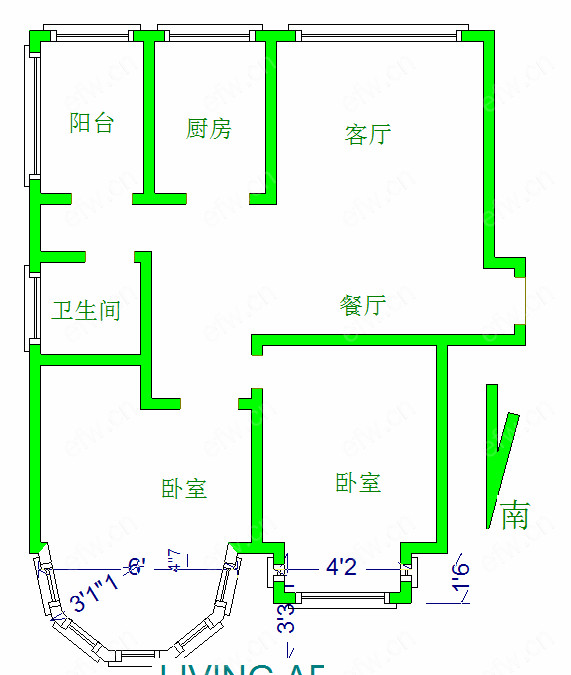 纯翠香山(香山名园) 2室1厅