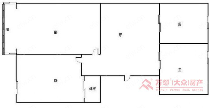 后西溪 2室1厅