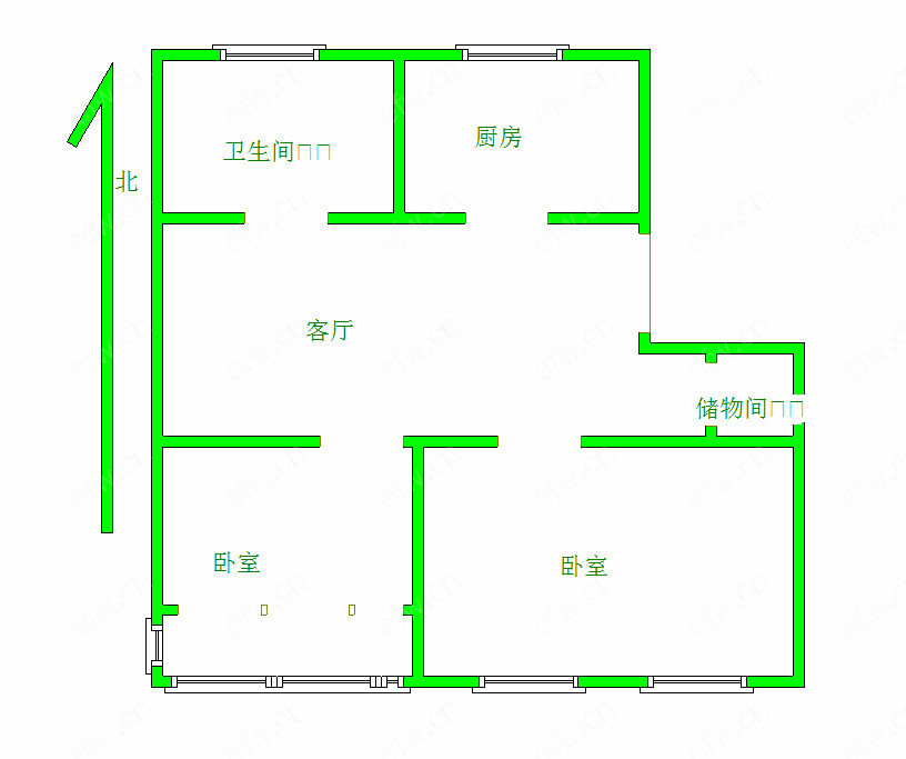 芦庄六区 2室1厅