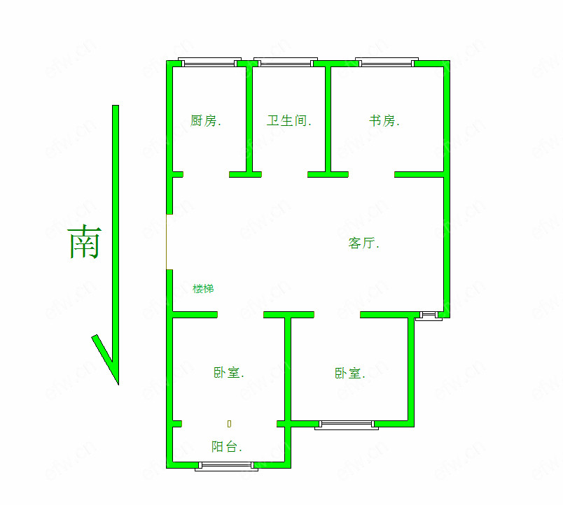 古运五爱苑C区 5室2厅