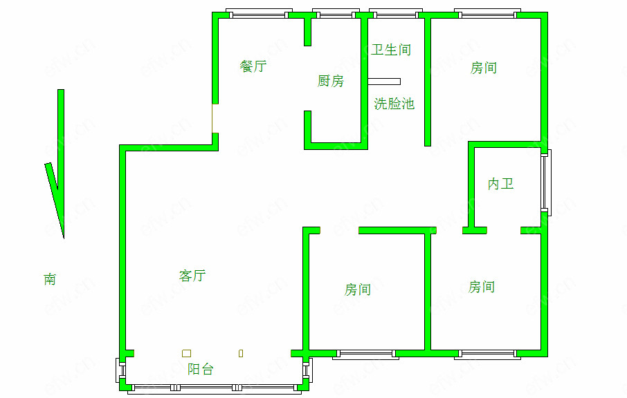 五星家园 3室2厅