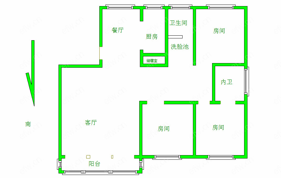 五星家园 3室2厅