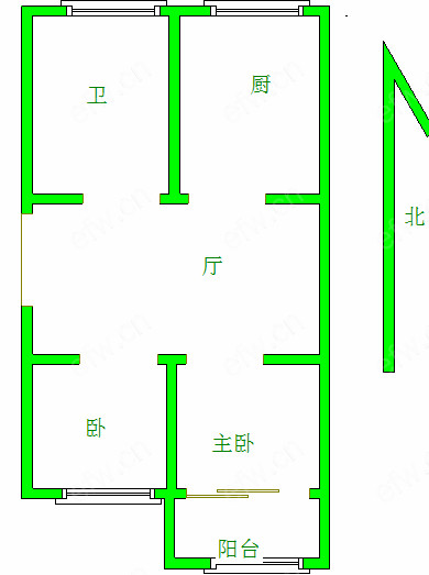 上里东 2室2厅 房东诚心出售