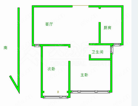 塔影景苑 2室2厅