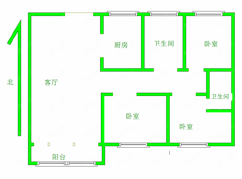 繁华里（九龙仓时代上城D区) 3室2厅