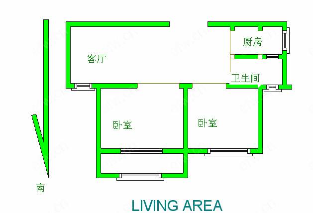 观山名筑（三期） 2室2厅