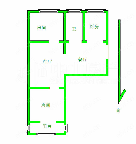 翠云新村 2室1厅