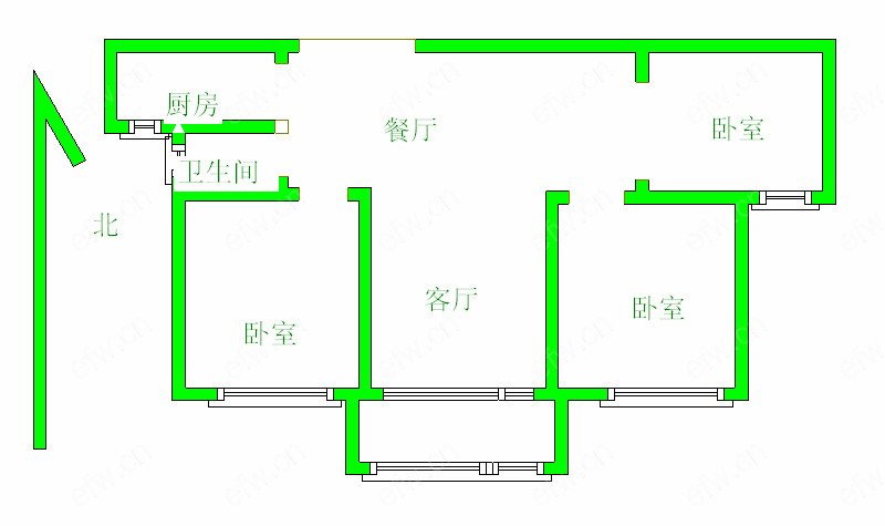 龙塘家园 3室2厅