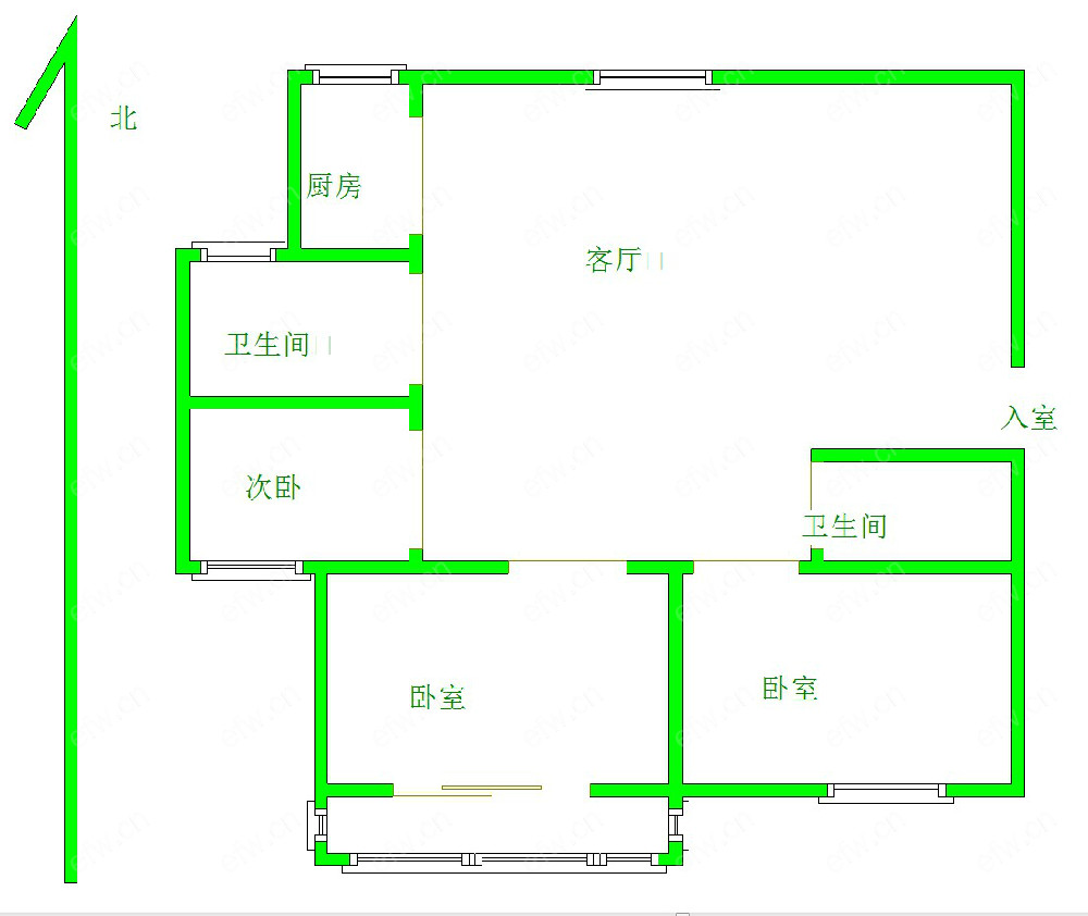 益明苑 3室2厅