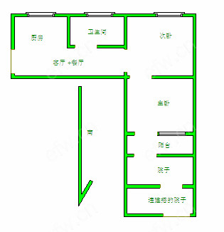 曹张新村 2室1厅