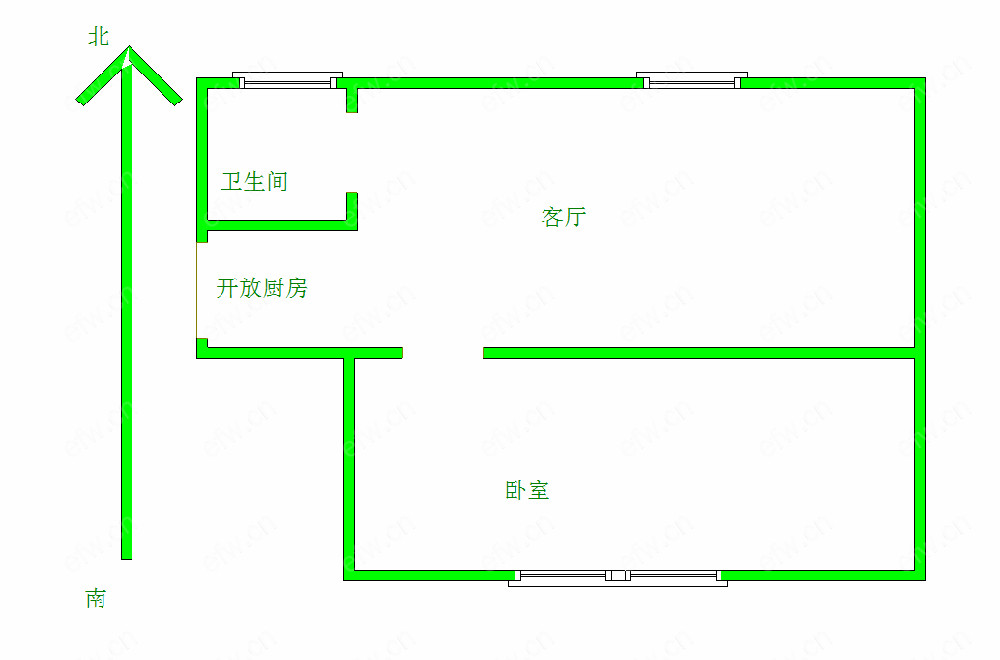 永兴巷   1室1厅