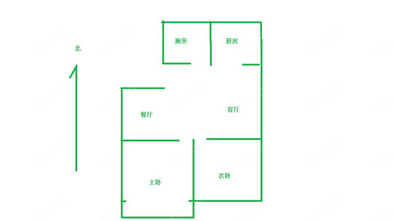 沁园新村 2室1厅