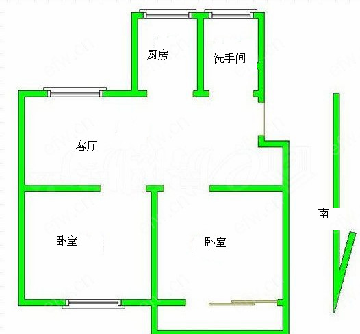 柏庄一村 2室2厅 看房提前预约
