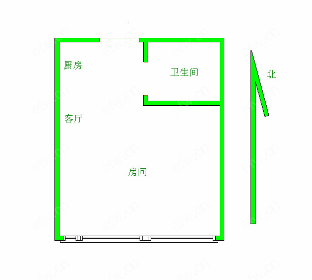 蠡湖国际公寓(湖滨街11号) 1室1厅