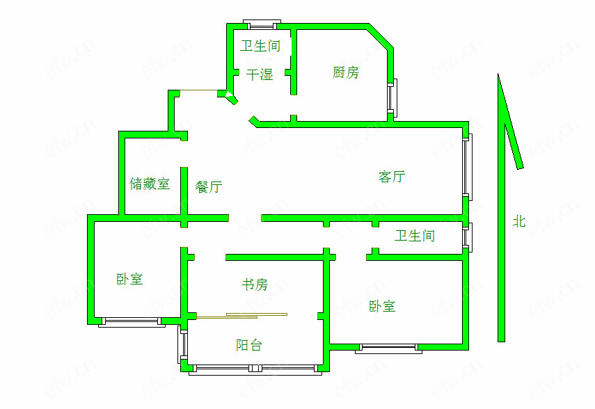 康桥丽景 3室2厅