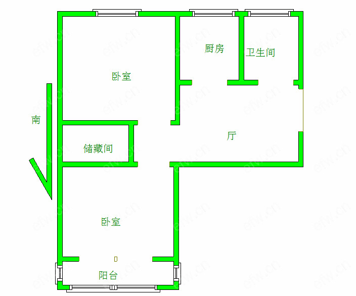 迎溪桥 2室1厅 连元街小学