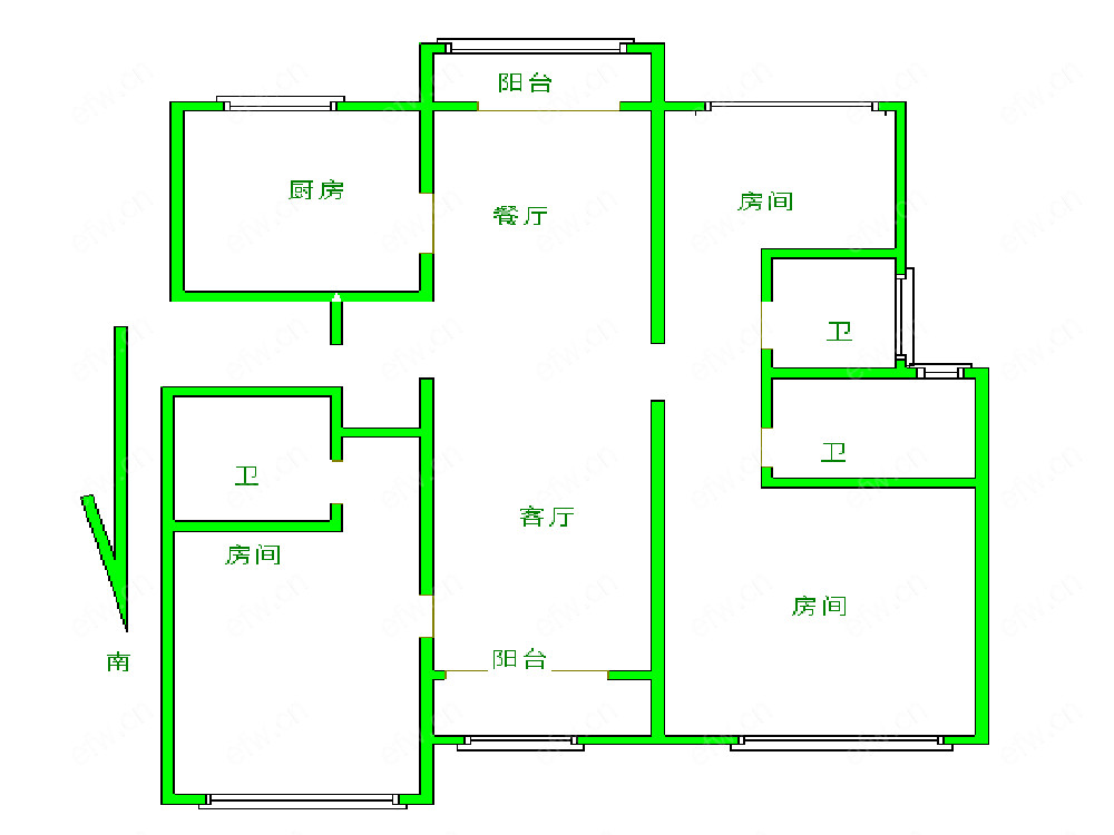 太湖锦园 3室2厅