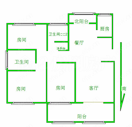 盛世家园（二期） 3室2厅