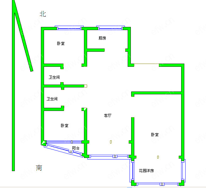 阳光100际新城 3室2厅