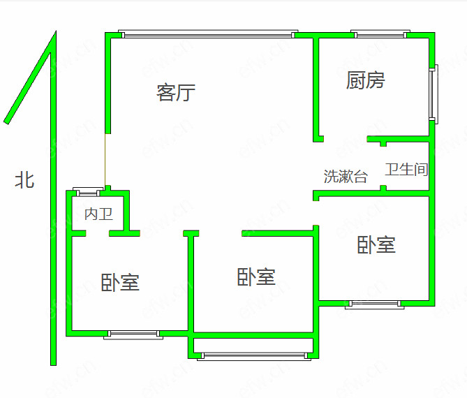 益都苑 3室1厅