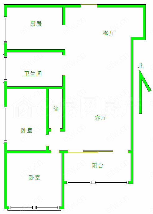 城西花园(西城纪) 2室2厅