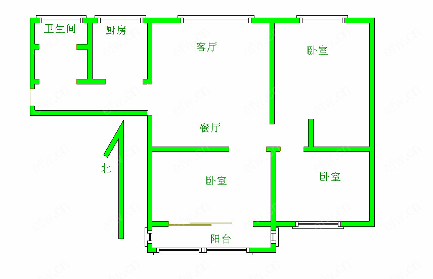 广石家园 3室2厅