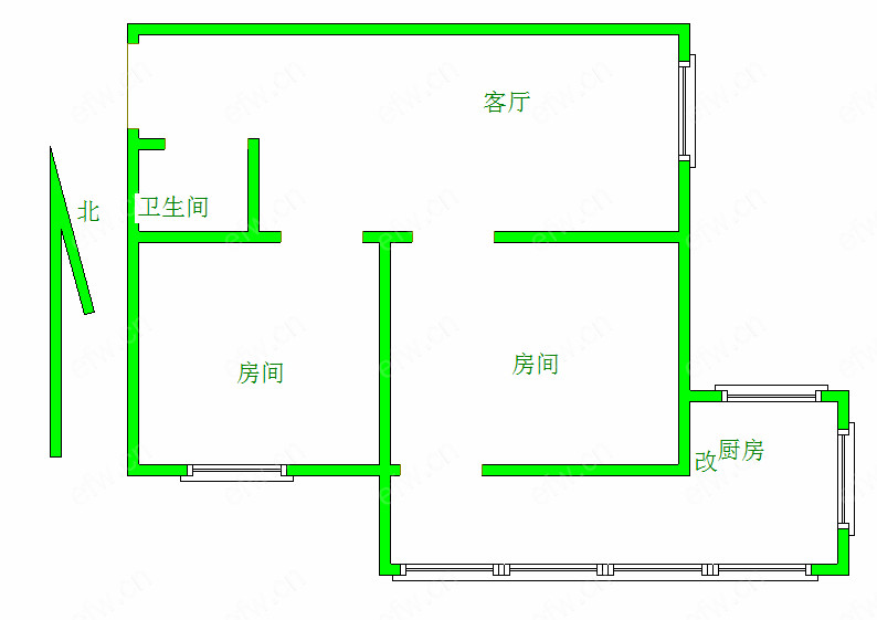风雷新村（167-239) 2室1厅