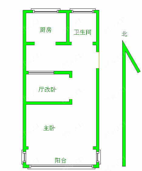 陆丼新村 2室1厅