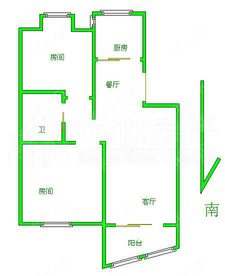 奥林花园A区 2室2厅