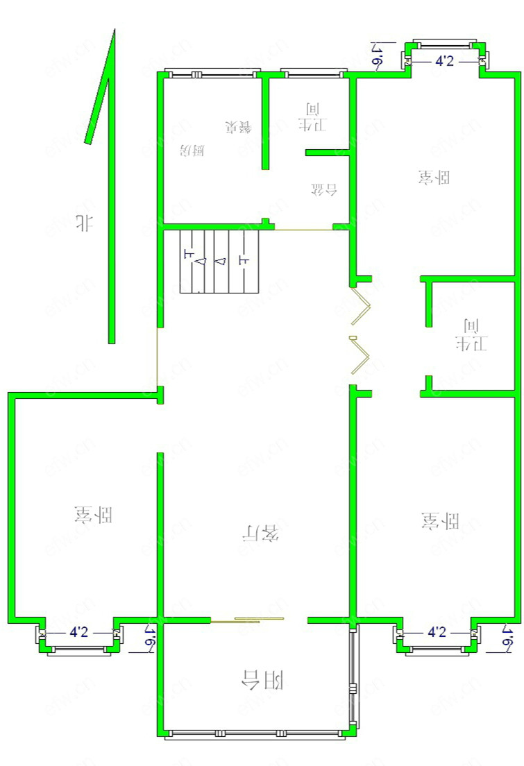 隆泉园 5室2厅，精装，顶复，适合刚需客