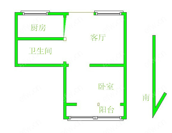 惠华新村 1 室1厅房东着急出手