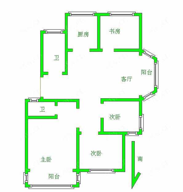 惠泉花园 3室2厅