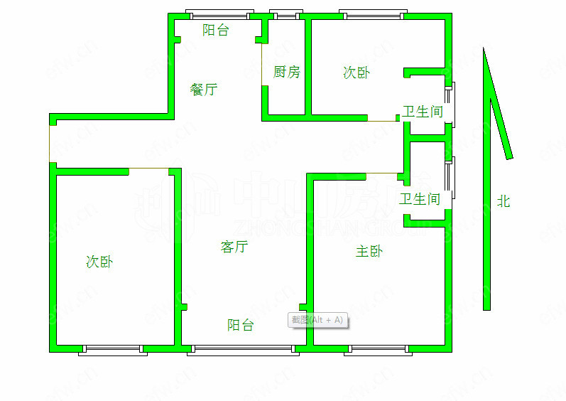 爱家金河湾 3室2厅