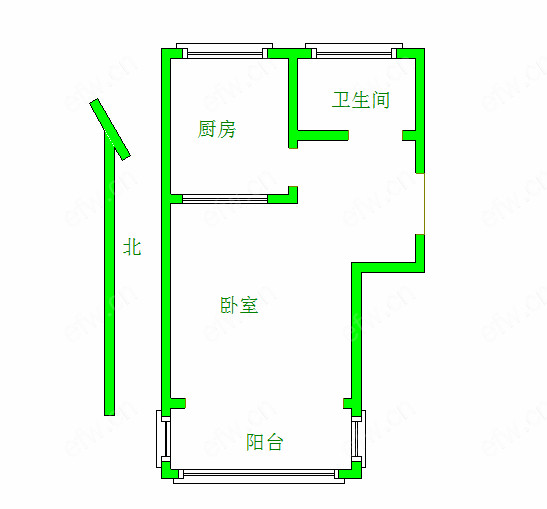 民丰里 1室1厅全新装修