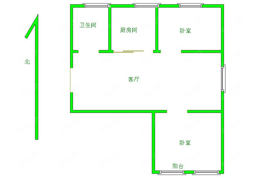 风华里 2室1厅 东西齐全