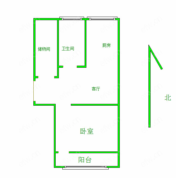 五河新村 1室1厅