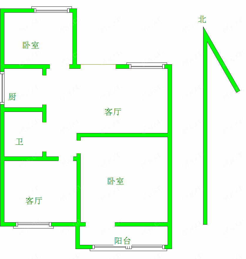 中联新村 2室2厅