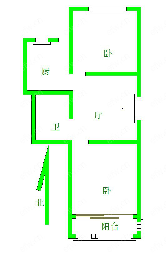 塔影二村 2室1厅精装修