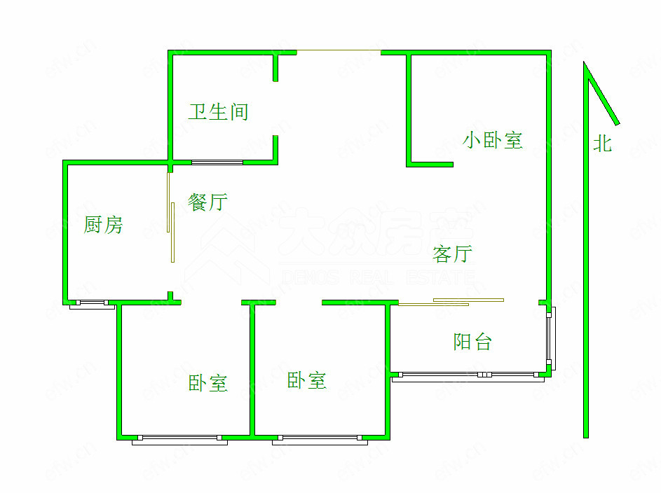 九龙仓时代上城A区 3室2厅