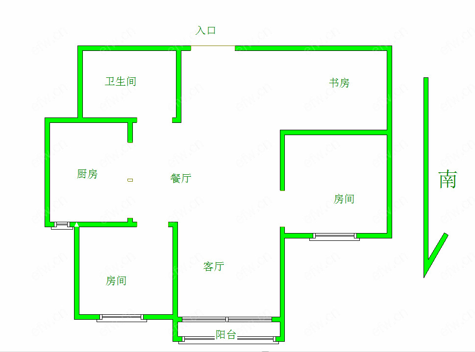 九龙仓时代上城A区 3室2厅