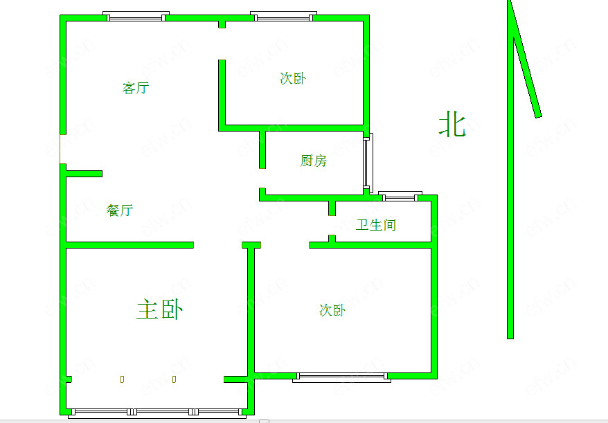 槐古二村 3室2厅