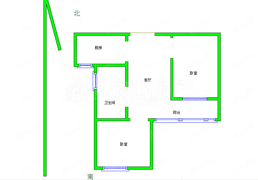 丰涵家园户型方正 近地铁