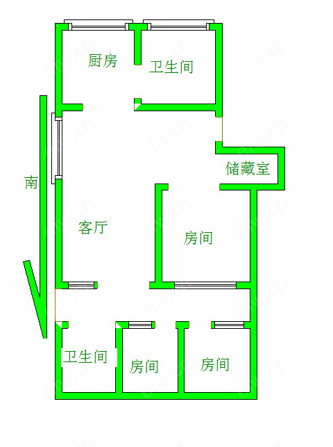 惠龙新村 2室1厅