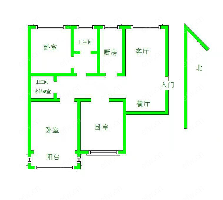 尤渡苑(104号-117号,351号-384号) 3室1厅