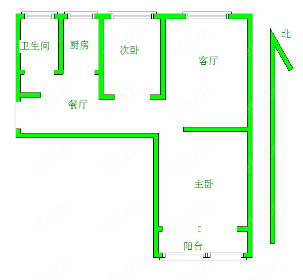 龙塘家园 2室1厅