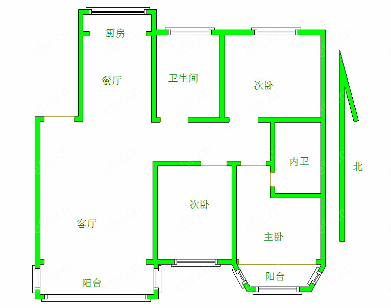 益明苑 3室2厅