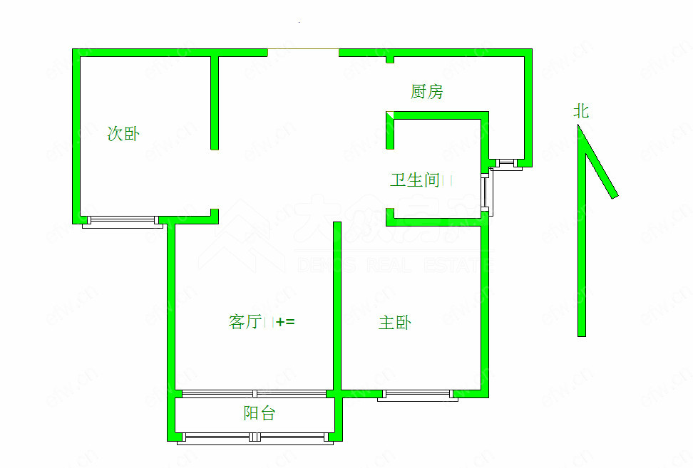 金科世界城E区 2室2厅