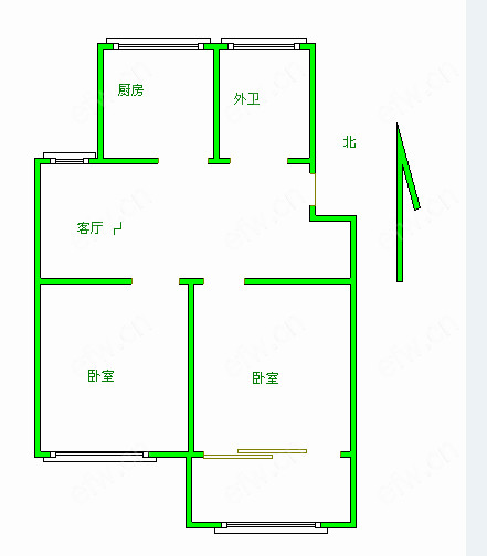 柏庄一村 2室2厅